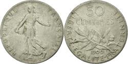 World Coins - Coin, France, Semeuse, 50 Centimes, 1900, , Silver, Gadoury:420