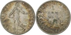 World Coins - France, Franc, Semeuse, 1915, Paris, Silver, , Gadoury:532, KM:844.1
