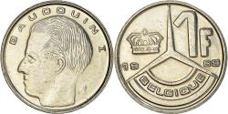 World Coins - Coin, Belgium, Franc, 1989, Brussels, , Nickel Plated Iron, KM:170