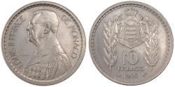 World Coins - Coin, Monaco, 10 Francs, 1945, , Copper-nickel, KM:E18, Gadoury:136