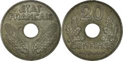 World Coins - Coin, France, État français, 20 Centimes, 1944, Paris, , Zinc