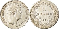 World Coins - Coin, France, Louis-Philippe, Franc, 1831, Rouen, , Silver, KM:742.2