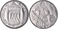 World Coins - Coin, San Marino, 50 Lire, 1973, Rome, , Steel, KM:27