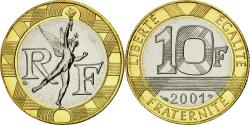 World Coins - Coin, France, Génie, 10 Francs, 2001, Paris, , Aluminum-Bronze