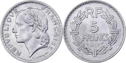 World Coins - France, 5 Francs, Lavrillier, 1947, Paris, Aluminum, , KM:888b.1