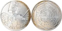 World Coins - France, 10 Euro, Nord-Pas de Calais, 2010, Paris, , Silver