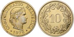 World Coins - Switzerland, 10 Rappen, Libertas, 1978, Bern, Proof, Copper-nickel,