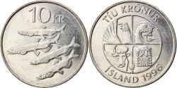 World Coins - Coin, Iceland, 10 Kronur, 1996, , Nickel plated steel, KM:29.1a