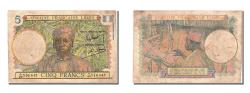 World Coins - Banknote, French Equatorial Africa, 5 Francs, EF(40-45)