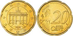 World Coins - GERMANY - FEDERAL REPUBLIC, 20 Euro Cent, 2015, Stuttgart, , Brass