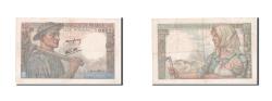 World Coins - Banknote, France, 10 Francs, 10 F 1941-1949 ''Mineur'', 1945, AU(50-53)