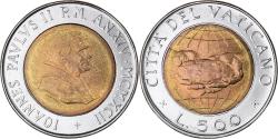 World Coins - Coin, VATICAN CITY, John Paul II, 500 Lire, 1992, , Bi-Metallic, KM:241