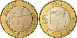 World Coins - Finland, 5 Euro, 2011, Vantaa, Bi-Metallic, , KM:170