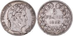 World Coins - Coin, France, Louis-Philippe, 5 Francs, 1833, Nantes, , Silver