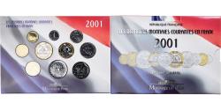 World Coins - Coin, France, Coffret 1 c. à 20 frs., 2001, Monnaie de Paris, BU,