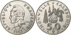 World Coins - New Caledonia, 50 Francs, 1987, Paris, Nickel, , Lecompte:126, KM:13