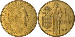 World Coins - Coin, Monaco, Rainier III, 10 Centimes, 1977, , Aluminum-Bronze