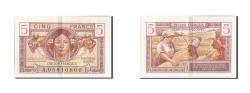 World Coins - Banknote, France, 5 Francs, 1947 French Treasury, 1947, 1947, UNC(60-62)