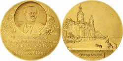 World Coins - Monaco, Medal, Cinquantenaire de la Société des Bains de Mer, 1913, Gilt