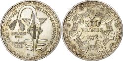 World Coins - West African States, 500 Francs, 1972, Silver, , KM:7