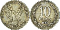 World Coins - Coin, Chile, 10 Pesos, 1988