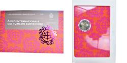 World Coins - San Marino, 2 Euro, année internationale du tourisme durable, 2017, Rome, BU