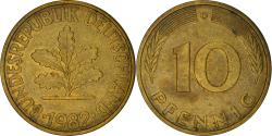 World Coins - Coin, GERMANY - FEDERAL REPUBLIC, 10 Pfennig, 1982, Munich, , Brass