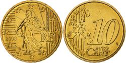 World Coins - France, 10 Euro Cent, 2006, MDP, Série BU, , Nordic gold, KM:1285