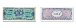 World Coins - Banknote, France, 100 Francs, 1945 Verso France, 1944, UNC(63), Fayette:VF25.01