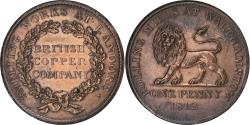World Coins - Great Britain, Essex, Penny Token, 1812, Walthamstow, Copper,