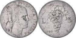World Coins - Coin, Italy, 5 Lire, 1950, Rome, , Aluminum, KM:89
