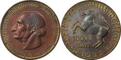World Coins - Coin, Germany, Vom Stein, 10 000 Mark, 1923, , Bronze-Aluminium