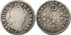 World Coins - France, Louis XIV, 5 Sols, 1/16 ECU, 5 Sols aux insignes, 1704, Strasbourg