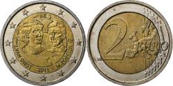 World Coins - Belgium, Albert II, 2 Euro, International Women's Day, 100th Anniversary, 2011