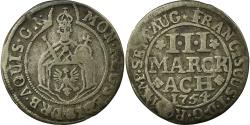 World Coins - Coin, German States, AACHEN, 3 Marck, 1754, , Silver, KM:50