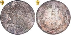 World Coins - France, 5 Francs, 3è concours de Gayrard, 1848, Paris, Pattern, Silver, PCGS