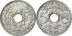 World Coins - France, 5 Centimes, Lindauer, 1923, Poissy, Copper-nickel,