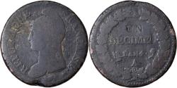 World Coins - Coin, France, Dupré, Decime, AN 4, Paris, Modification du 2 décimes,