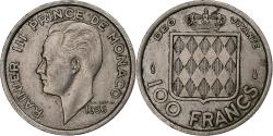 World Coins - Monaco, Rainier III, 100 Francs, 1956, Paris, Copper-nickel,