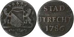 World Coins - Dutch Republic, Duit, 1786, Utrecht, Copper,
