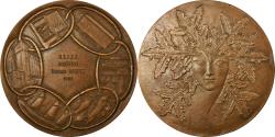 World Coins - France, Medal, U.S.N.E.F Norfrigo, Nord, Business & industry, 1985, Coeffin