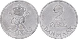 World Coins - Coin, Denmark, 2 Öre, 1969