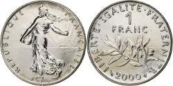 World Coins - France, Franc, Semeuse, 2000, MDP, BU, Nickel, , Gadoury:474, KM:925.1