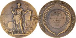 World Coins - France, Medal, Instruction Publique, Concours d'Adultes, Rhône, 1934, Dubois.A