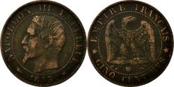 World Coins - Coin, France, Napoleon III, Napoléon III, 5 Centimes, 1853, Strasbourg