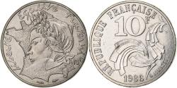 World Coins - France, 10 Francs, Jimenez, 1986, Paris, Nickel,