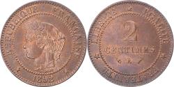 World Coins - Coin, France, Cérès, 2 Centimes, 1892, Paris, , Bronze, Gadoury:105