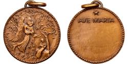 World Coins - France, Medal, Ave Maria, Bronze, Landry,