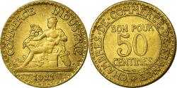 World Coins - Coin, France, Chambre de commerce, 50 Centimes, 1921,