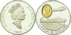 World Coins - Coin, Canada, Elizabeth II, 20 Dollars, 1990, Royal Canadian Mint, Ottawa